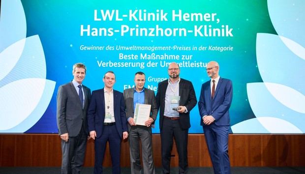 Preisverleihung Umweltmanagepreis 2025 an die LWL-Klinik Hemer